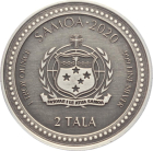 Samoa 2 Tala 2020 - 1 Unze Feinsilber